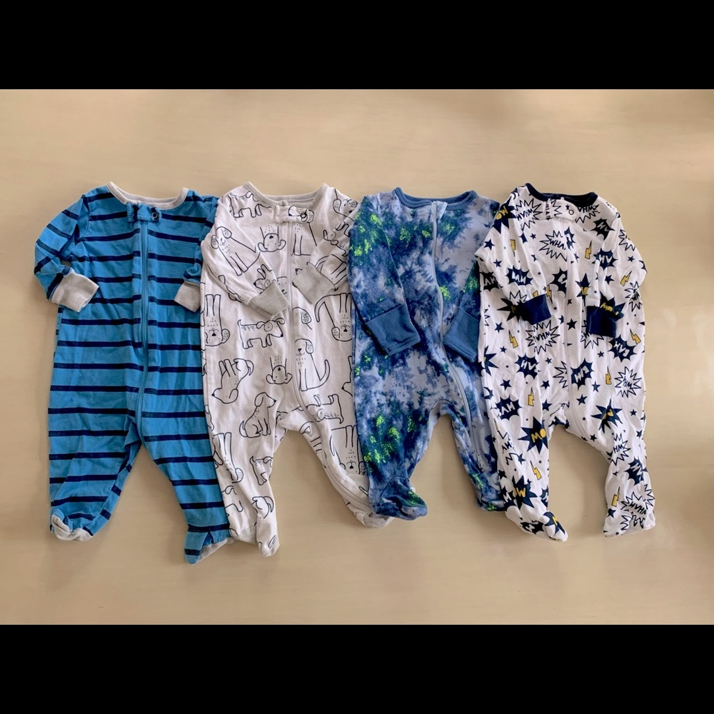 Baby Boy 4-Pack Footie Bundle